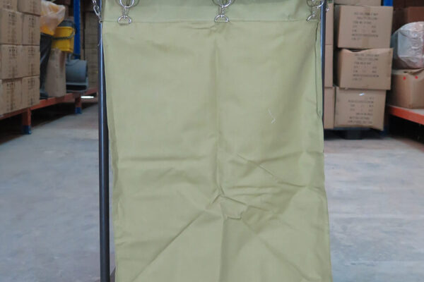 รถเข็นผ้า โครงเหล็ก สำหรับใส่ผ้านำไปซัก Cleanatic C-7002