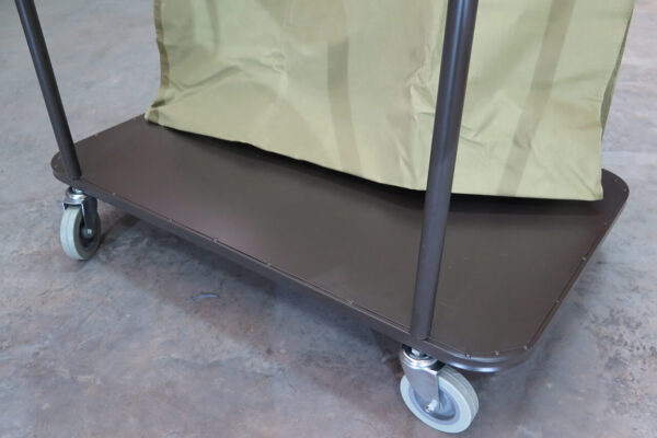 รถเข็นผ้า โครงเหล็ก สำหรับใส่ผ้านำไปซัก Cleanatic C-7002