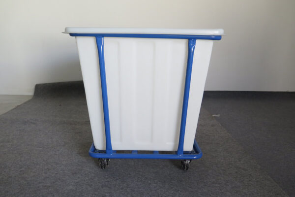 รถเข็นผ้าโครงเหล็ก ถังพลาสติก ใส่ผ้านำไปซัก Cleanatic C-7015