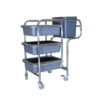 รถเข็นบริการเสิร์ฟพลาสติก Cleanatic C-7006
