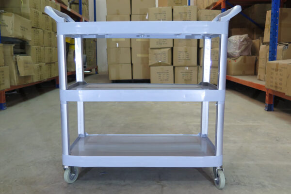 รถเข็นบริการเสิร์ฟพลาสติก Cleanatic C-7006