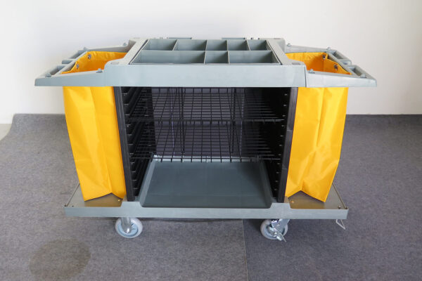 รถเข็นเมทพลาสติก แบบไม่มีประตู Cleanatic C-7008