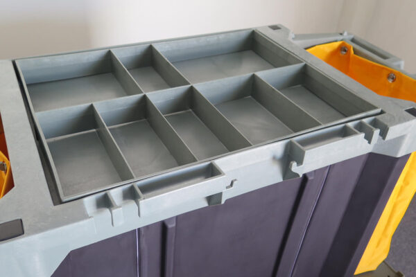 รถเข็นเมทพลาสติก แบบไม่มีประตู Cleanatic C-7008