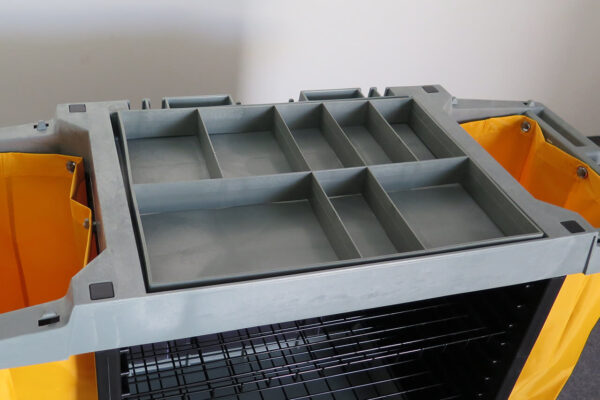 รถเข็นเมทพลาสติก แบบไม่มีประตู Cleanatic C-7008