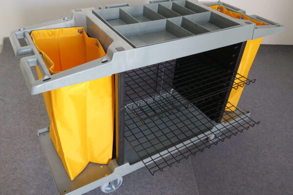 รถเข็นเมทพลาสติก แบบไม่มีประตู Cleanatic C-7008